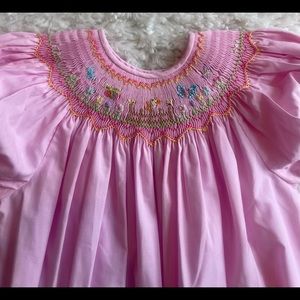 Rosalina Smocked Bishop dress